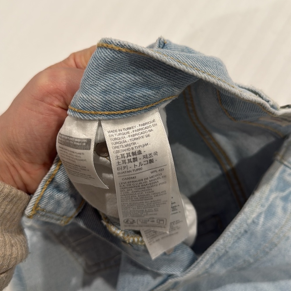 NWOT Levi’s 501 High Rise Denim Shorts - Picture 5 of 12